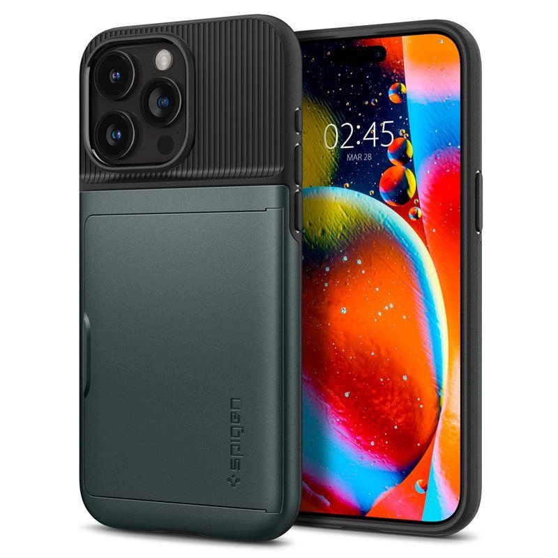 Capa Spigen Slim Armor Cs Para Iphone 15 Pro Max Com Proteção