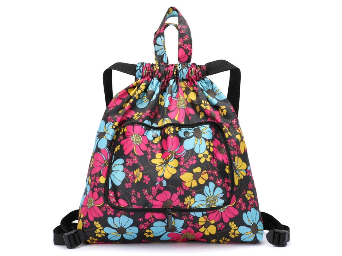 Mochila Dobrável de Grande Capacidade para Compras e Viagens, Impermeável e com Cordão. GOKOCO