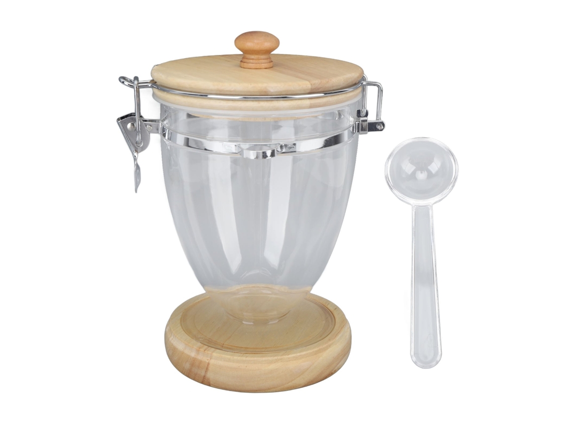 Frasco Airtight 950ml Café Chá Açúcar Nozes LAXISCREED