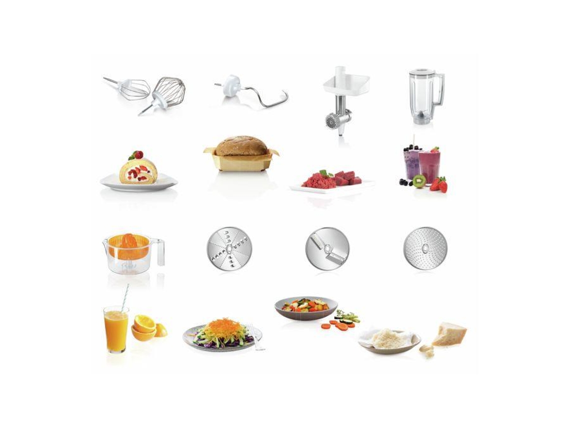 Bosch Mum58258 Robô de Cozinha 1000 W 3.9 L Branco
