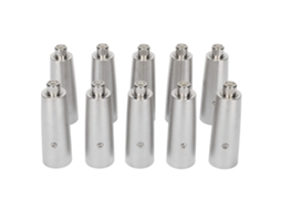 Adaptador Mali RCA para XLR Fêmea para Macho, com Redução de Ruído, Microfone, Metal, para Gravação e Amplificador