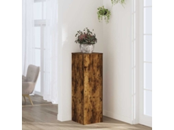 Vidaxl Suporte P/plantas 33x33x100cm Derivados Madeira Carvalho Fumado