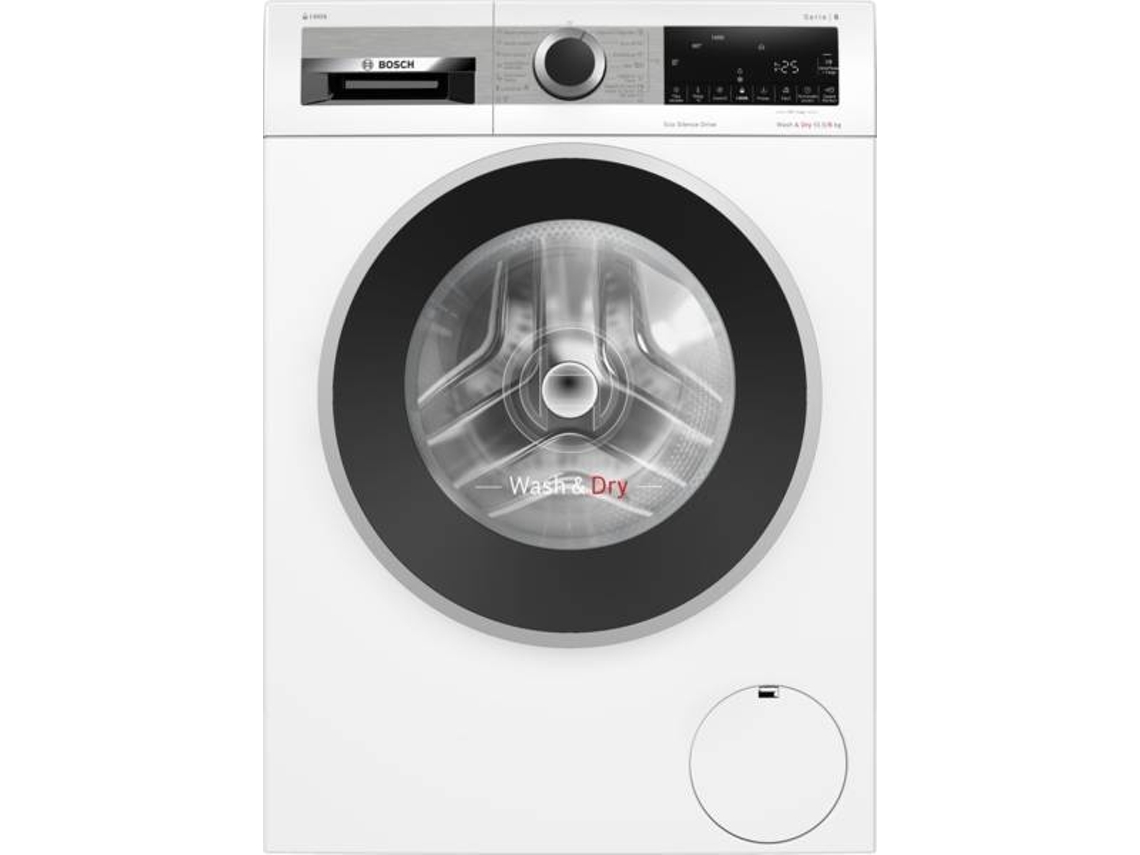 Máquina de Lavar e Secar Roupa BOSCH i-Dos WNG244A0ES (6/10 kg - 1400 rpm - Branco)