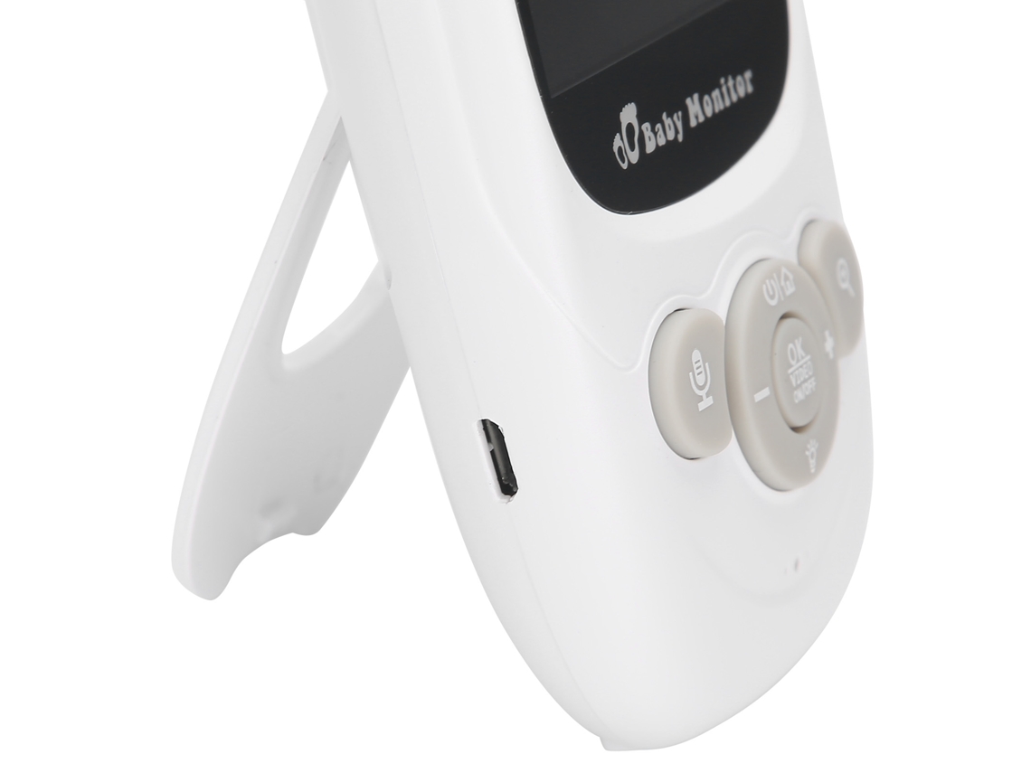 Babá Eletrônica Sem Fio 2.4g Com Função De Música, Monitoramento De Temperatura, Monitor De Vídeo Para Bebês, Plugue 100 240vau Brilvibera