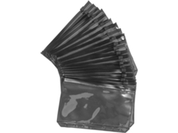 Pasta Organizadora Ukcoco Tamanho A6 Com Zíper, 20 Unidades, Plástico Resistente, Ideal Para Escritório E Organização De