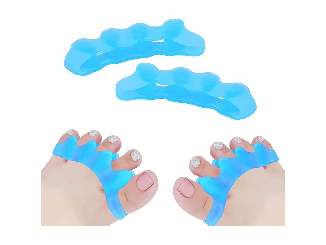 Separador de dedos Fasst Foot em gel macio, corretor de superposto e hálux valgo, separador reutilizável para sapatos CARE.