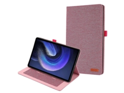 Capa de couro e tecido Webake para tablet Xiaomi Pad 6 / Pad 6 Pro