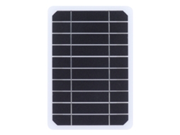 Painel De Carregamento Solar 5w5v, Feito De Silício Monocristalino, Para Carregamento Portátil Ao Ar Livre