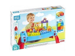 Mesa de Blocos MATTEL Mesa Portátil de Construção (Idade Mínima: 1 - 30 Peças)