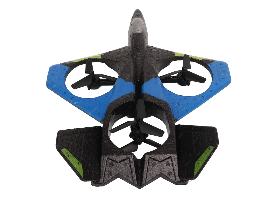 Mali drone de Fotografia Aérea com Luzes e Câmera Hd Controle Remoto Presente para Crianças Azul 1 Bateria