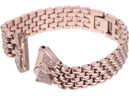 Pulseira De Substituição Para Smartwatch, Cor Ouro Rosa.