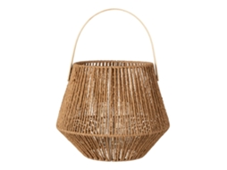 Lanterna CONSCORNER Castiçais Fibra Natural 33x33x27 cm