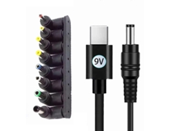 Lurelia Cabo Adaptador Dc 5,5 X 2,1 Mm Para Usb-c, 5.5x2.1mm, 5.5x2.1, 8 Unidades, Computadores Portáteis, Conector Angular