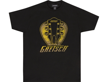 Gretsch Headstock Pick T-Shirt Black Medium