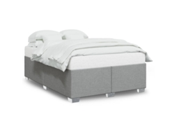 Bed Frame, Bed Frames Vidaxl Cinzeto Tecido (140 X 190 Cm)