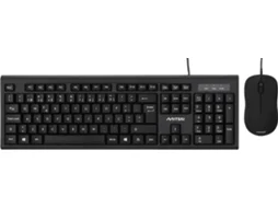 Teclado + Rato MITSAI C211 (Com Fio - 1600 dpi - Ótico - Teclado Numérico)