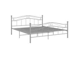 Estrutura de Cama 200x200 Cm Metal Cinzento MAISON EXCLUSIVE