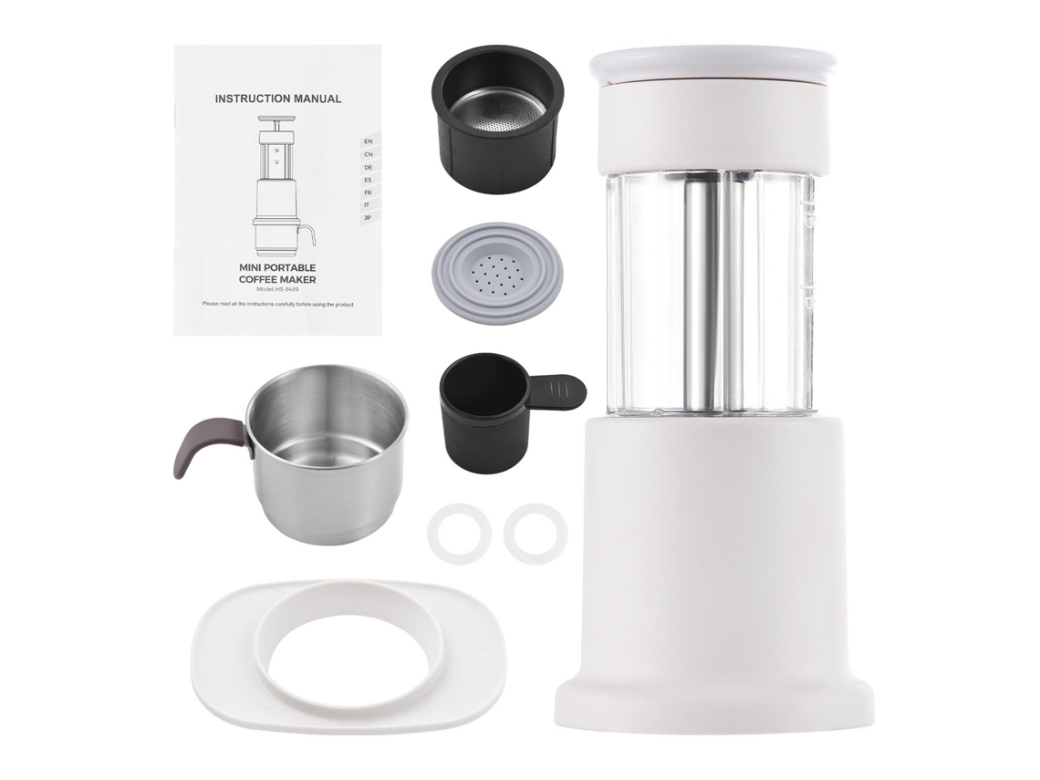 Máquina De Café Laxiscreed 2 Em 1 Portátil, Compatível Com Cápsulas Nes E Fácil De Manusear