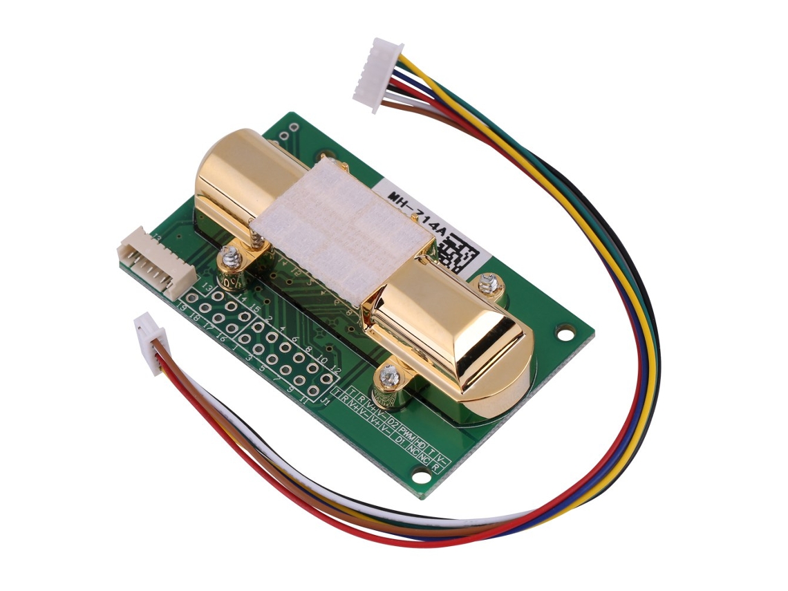 Sensor De Dióxido De Carbono (co₂) Laxiscreed Com Saída Serial E Pwm Para Medição De Gás