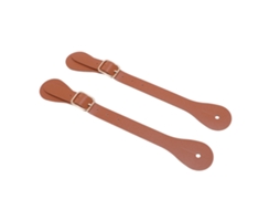 Cintos De Espora Marrom Ajustáveis Couro Sintético 22cm