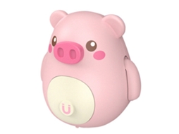 Mali brinquedo Elétrico Animal Rotativo Magnético Seguro Cores Vivas Crianças Porco Rosa