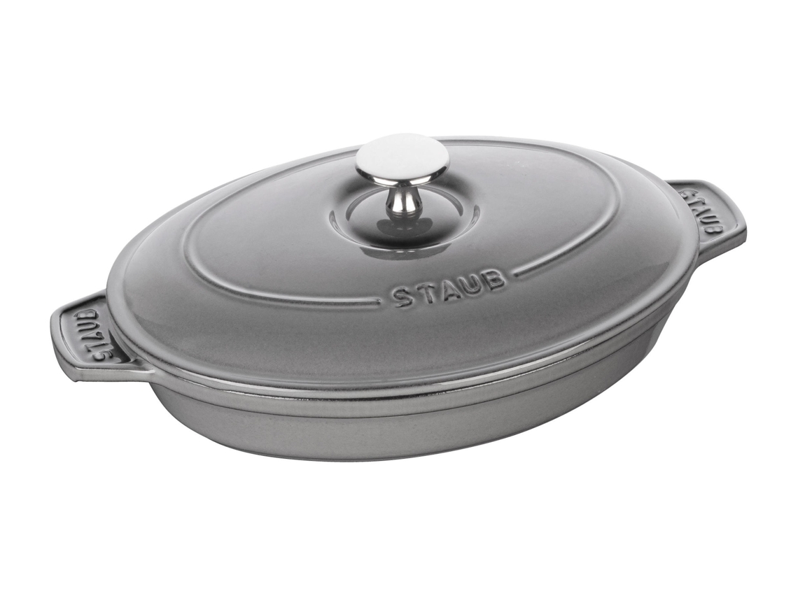 Travessa de Forno com Tampa 23 Cm Ferro Fundido STAUB