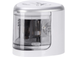 Apontador de lápis elétrico multifuncional automático de 2 furos Slowmoose operado por bateria