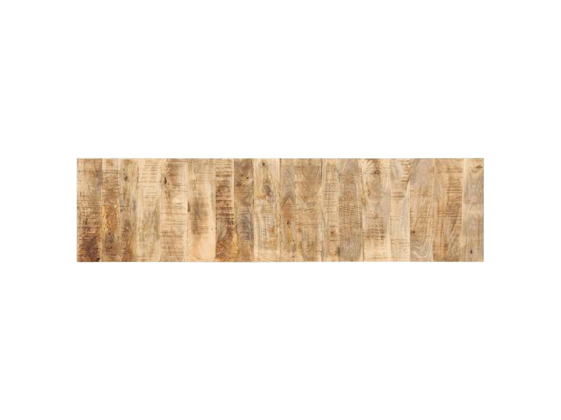 Headboard, Headboards Vidaxl Marrom Madeira De Mangueira (200 X 1.5 X 50 Cm)
