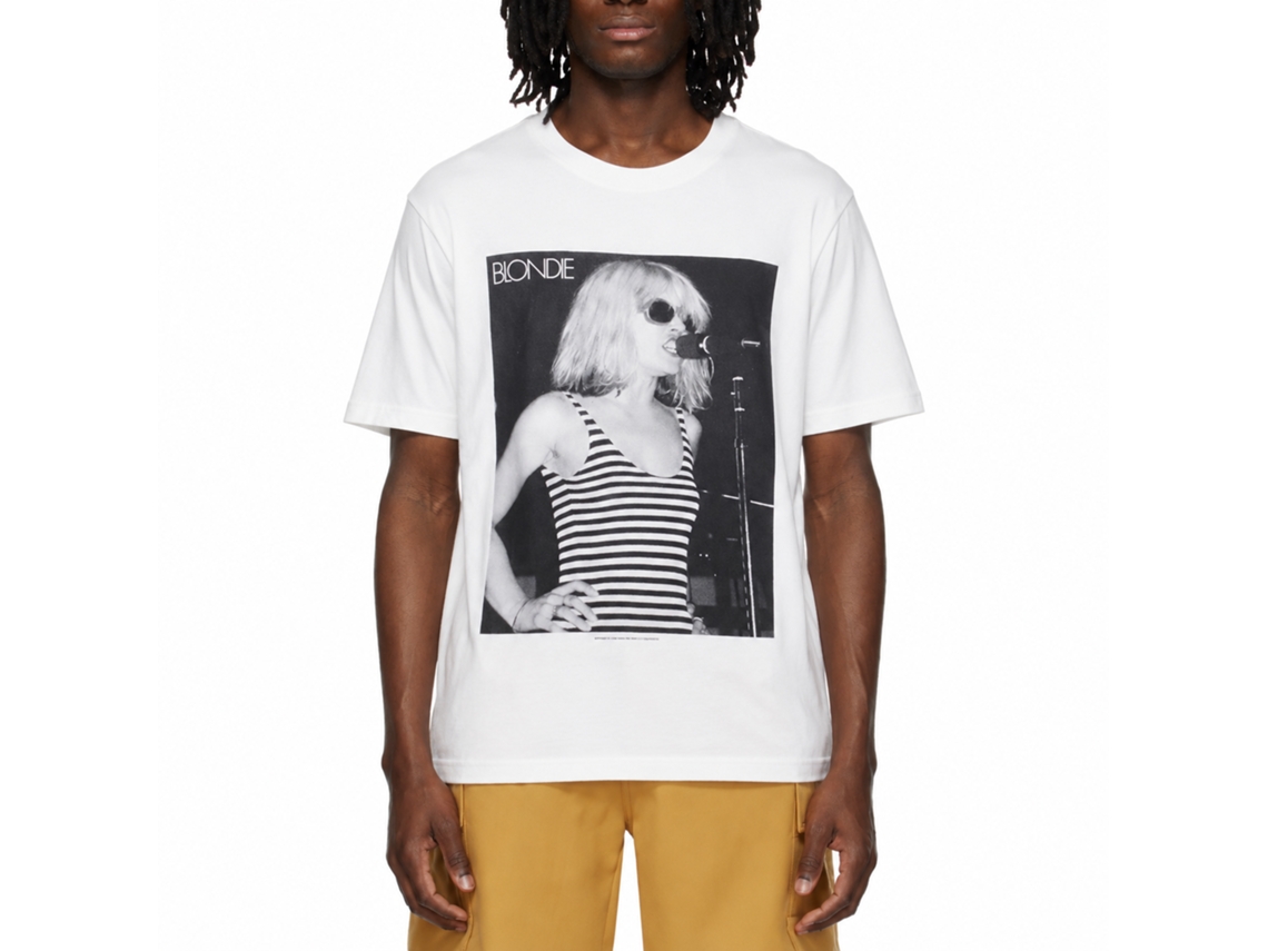 Blondie Stripes Singing T-shirt Unisex Adults Size:s