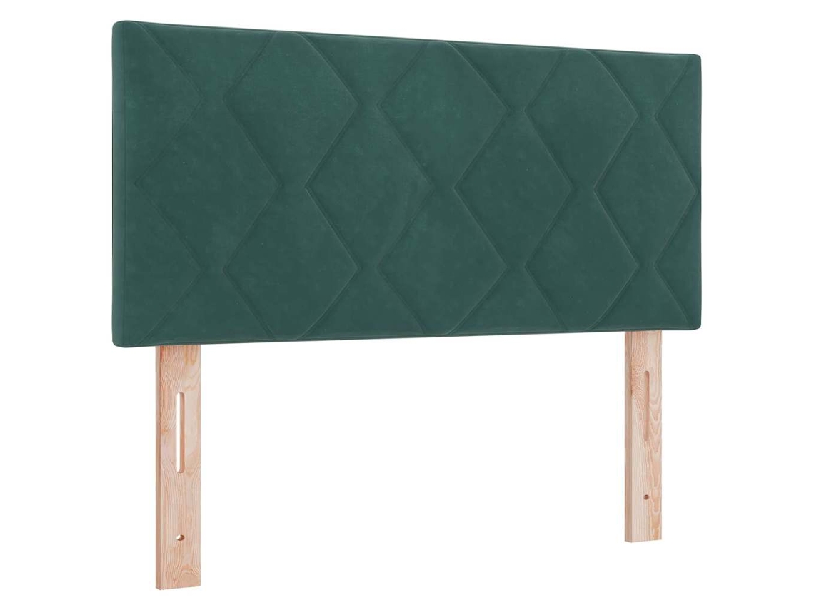 Cabeceira com cabeceira verde-escura 90 cm Veludo MAISON EXCLUSIVE