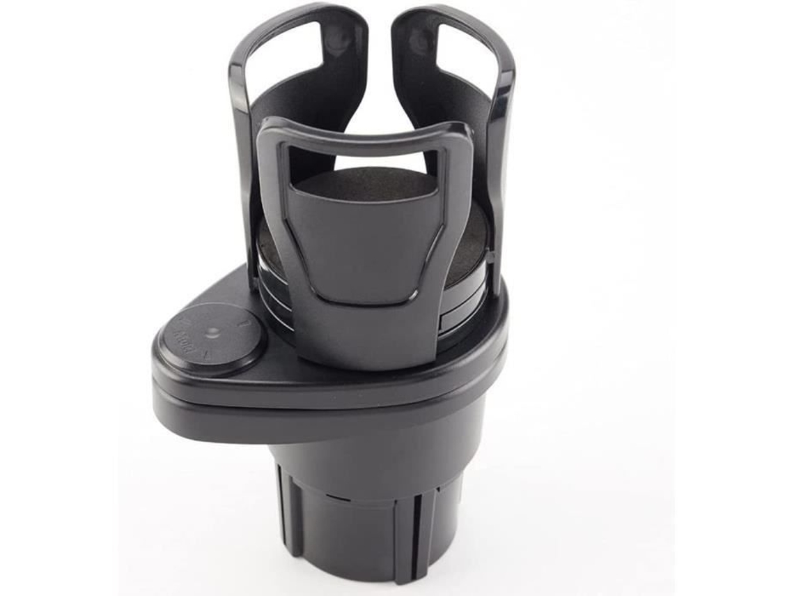 Suporte universal 2 em 1 para assento de carro, rotação de 360 graus, suporte ajustável para carro (preto) A82 S/MARCA