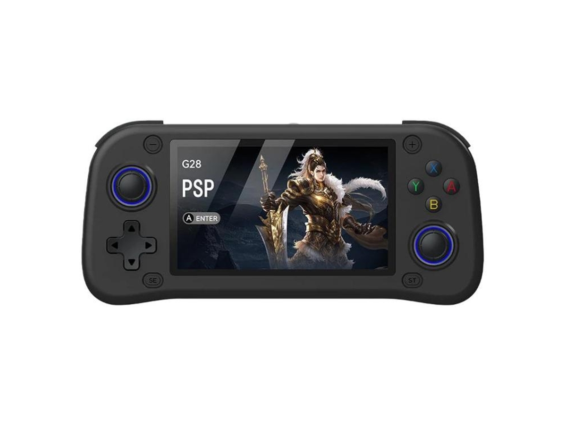 Consola De Jogos Portátil Open Source G28 - Tela 4.3 Polegadas Ips Hd - Processador Arm Quad-core 1.3ghz - 64gb