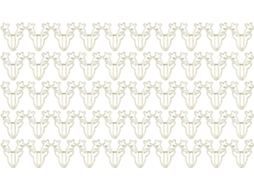 Clipes de papel com cabeça em formato de 100 unidades, mini clipes de papel, clipes de metal dourados Fofofos com design animado.