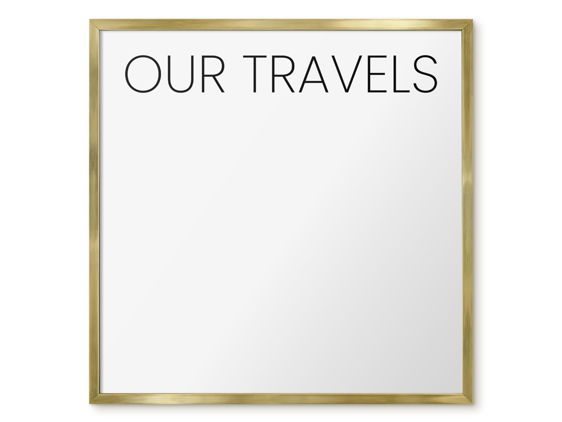 Magnetic Board For Wall Our Travels For The Bedroom Espelharte (50x50 Cm)