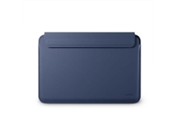Capa de couro Epic Uni para laptop de 14", azul escuro