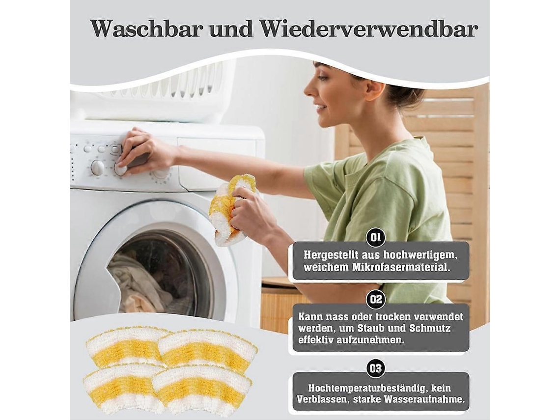 Acessórios Para Limpadora A Vapor Karcher Sc1 Sc2 Sc3 Sc4 Sc5 Sc7 Ctk10: Bocal De Reposição Para Limpadora A Vapor E Panos De Microfibra._glo