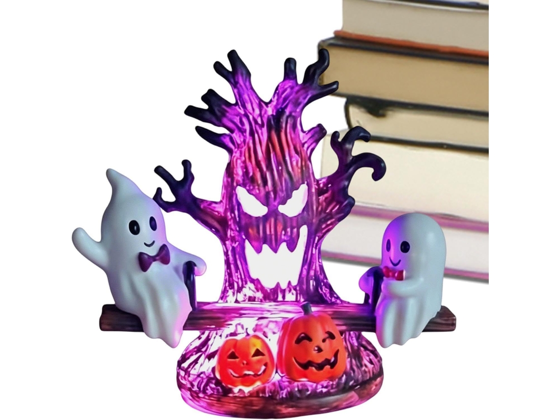 Luminária Fantasma Alimentada por USB, Fantasma Assustador que Balança | Luz Noturna Assustadora de Halloween