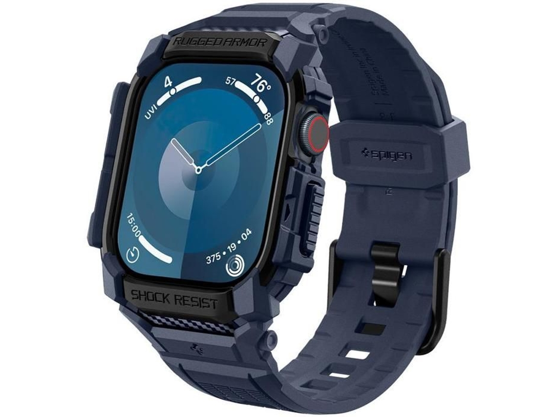 Rugged Armor Pro Azul Marinho Apple Watch 10 42mm Spigen