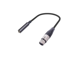 Cabo Xlr para 1/4", Adaptador de Áudio Estéreo Balanceado Fêmea 1/4" Fêmea, 3 Pinos AQUAFORGE