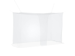Vidaxl Rede Mosquiteira Para Cama 156 Mesh 3 Pcs Branco Poliéster