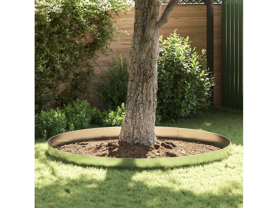 Vidaxl Conjunto 20 Painéis Vedação Relvado 100 X 14 Cm Aço Galvanizado