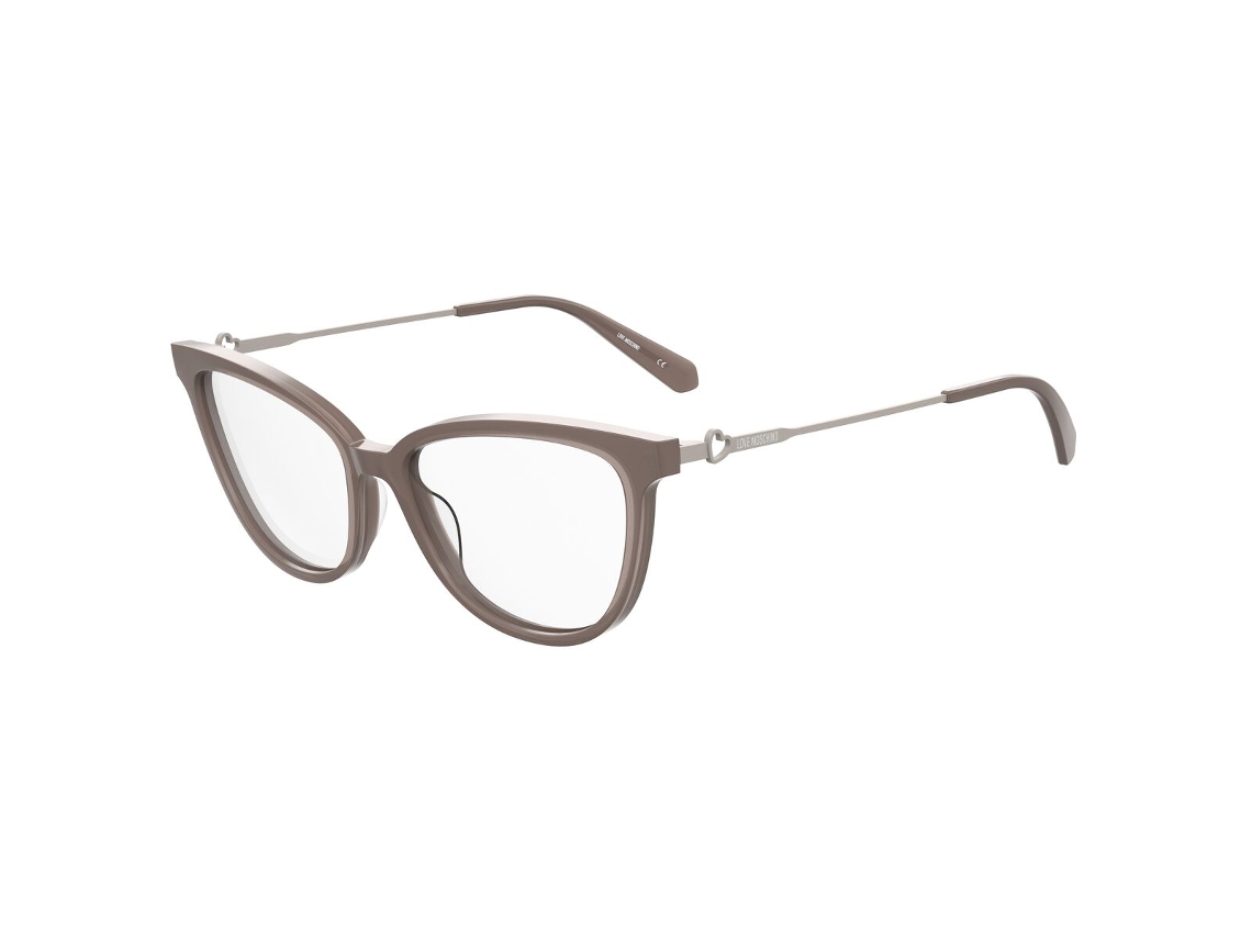 Armação de óculos de grau feminino Love Moschino Mol600-09qf316 (marrom - acetato - Ø 53 mm)
