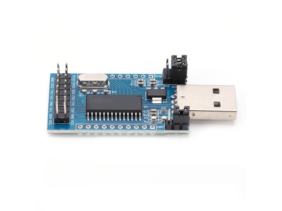 Módulo de porta paralela com interfaces USB para UART, I2C, SPI, TTL, ISP, EPP/MEM com saída de 3,3 V/5 V