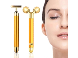 Conjunto de Massageador Facial Elétrico 3d com Rolo Lifting em Formato T para Contorno Facial. GOKOCO