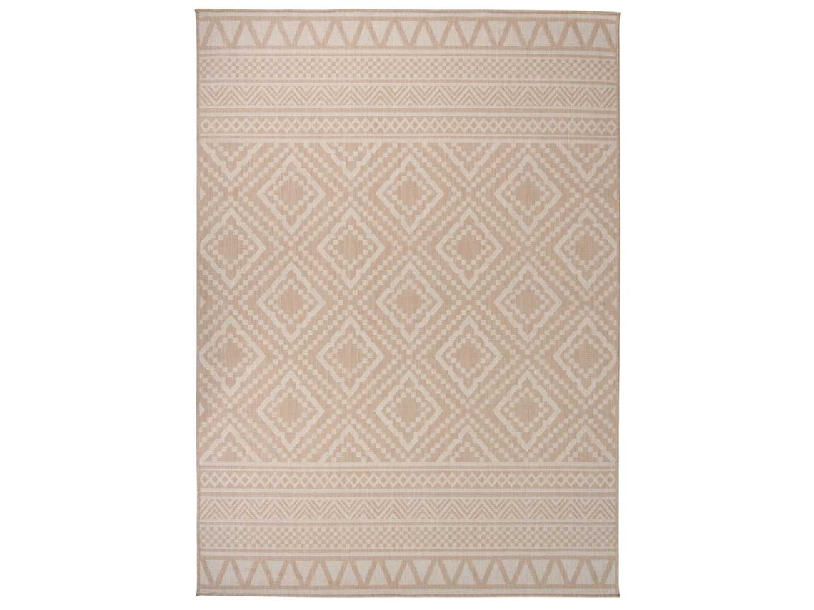 Vidaxl Tapete De Tecido Plano P/ Exterior 200x280 Cm Riscas Castanhas