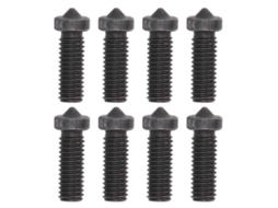 8pcs Bico de Extrusor 3d 0.4mm em Aço Endurecido | S/MARCA