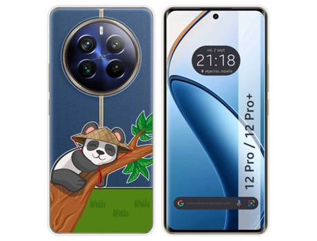 Capa Design Panda para Realme 12 Pro 5G / 12 Pro Plus 5G TUMUNDOSMARTPHONE Silicone Multicor
