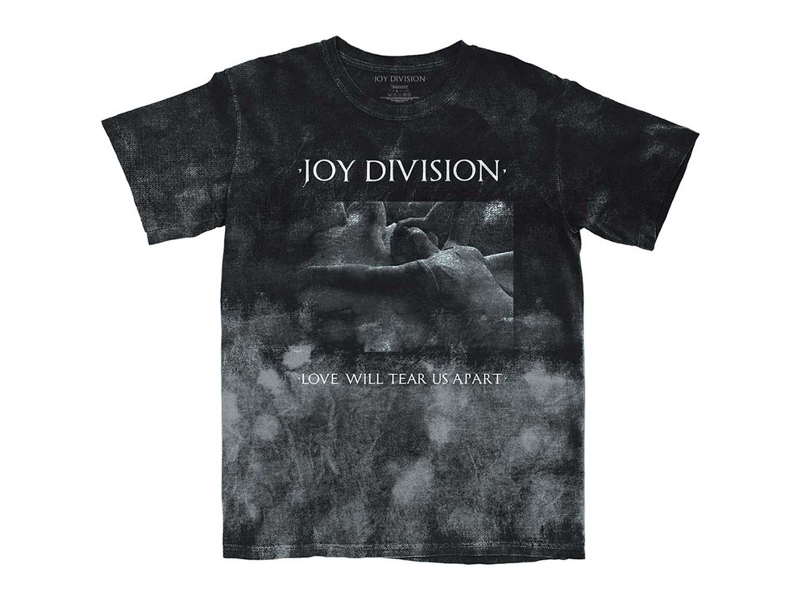 T-Shirt ROCK OFF Joy Division - Tear Us Apart (Wash Collection) Preto (Tamanho: L)