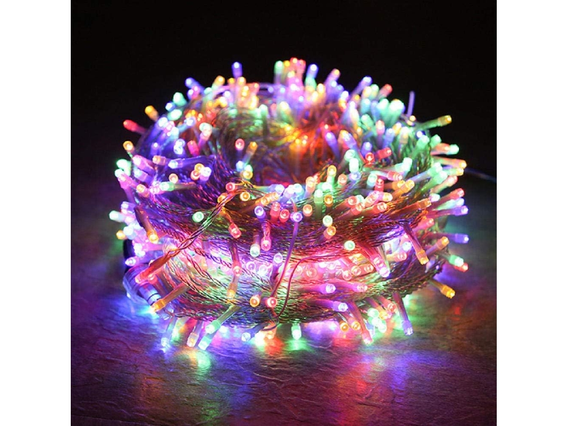 100M 1000 Led Luzes de Corda de Led de Natal Ao Ar Livre Guirlanda de Fadas Festa de Casamento Festivo Guirlanda de Fadas Light-Multicolor