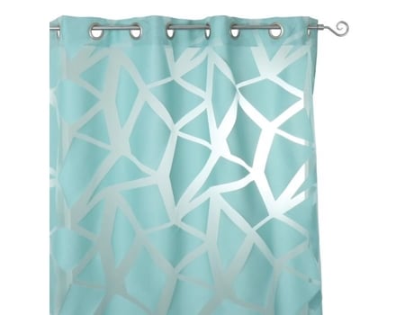 Cortina Transparente 140 X Alt.245 Cm Eclats Turquesa EMINZA